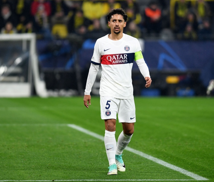 队报：马尔基尼奥斯对巴黎后防很重要 球员希望为巴西赢世界杯